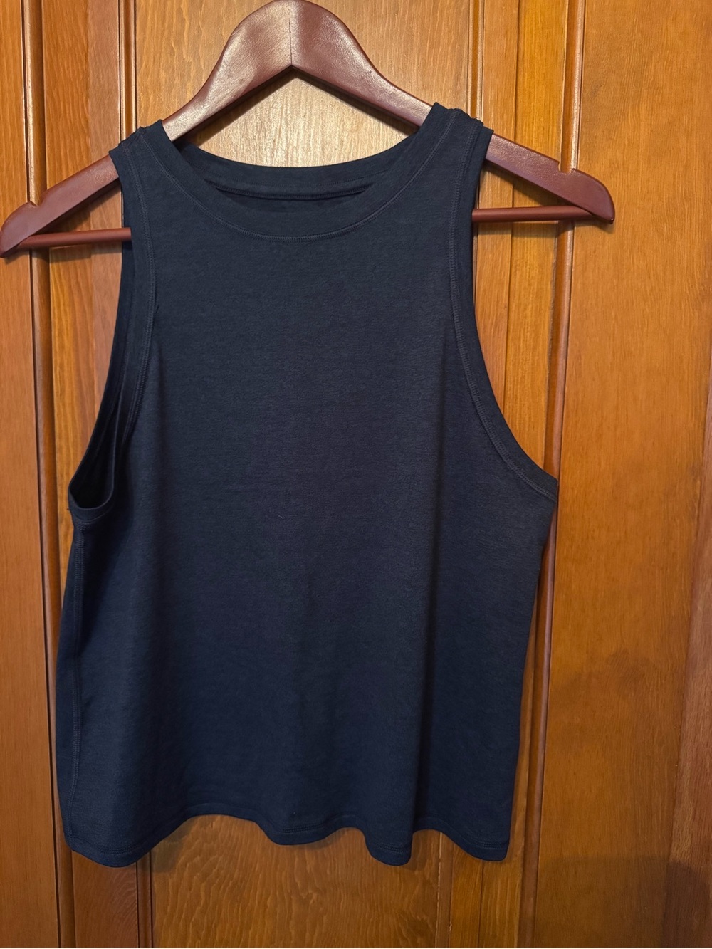 Athleta Navy Crewneck Tank Top